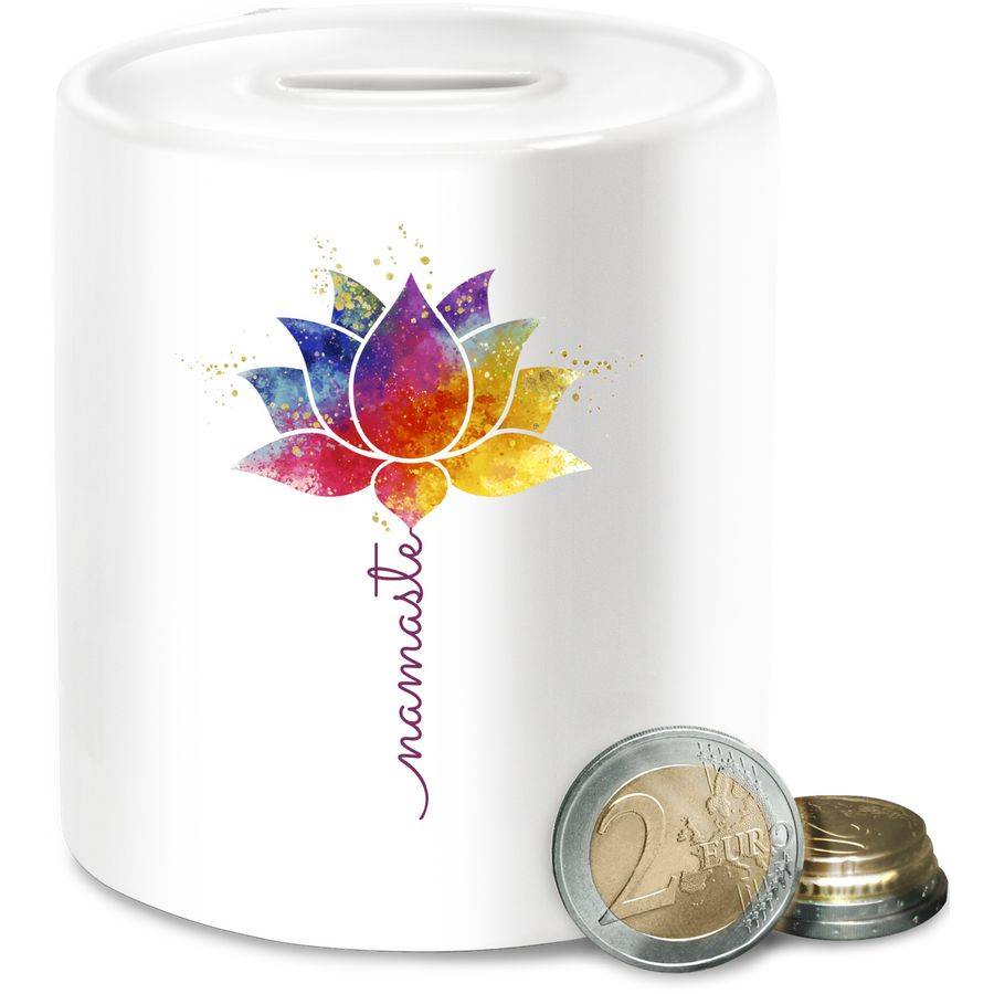 Shirtracer Namaste Lotusblüte Yoga Mandala Spirit Wellness Meditation: Tshirt Rucksack Shirtracer