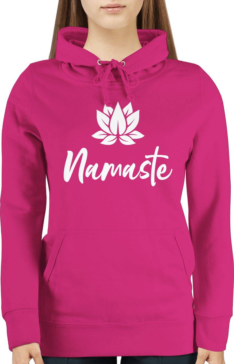 Shirtracer Namaste Mit Lotusblüte Weiß: Tshirt Gym Bag Shirtracer
