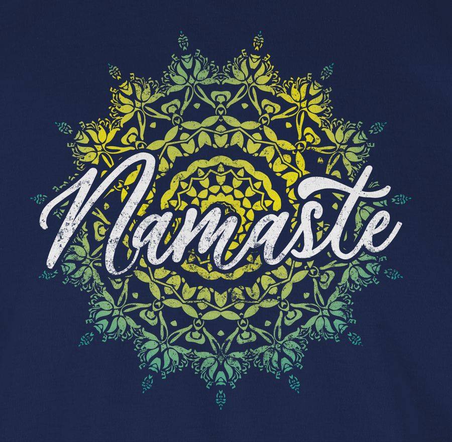 Shirtracer Namaste Vintage: T-Shirt Rucksack Shirtracer