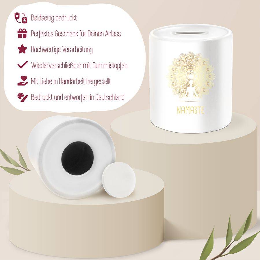 Shirtracer Namaste Yoga Chakra Mandala: T-Shirt Gym Bag Shirtracer