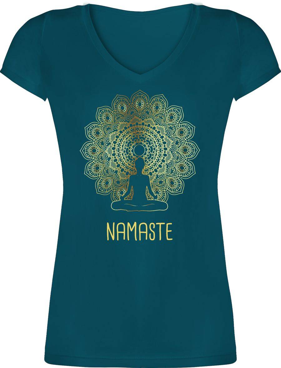 Shirtracer Namaste Yoga Chakra Mandala: T-Shirt Gym Bag Shirtracer