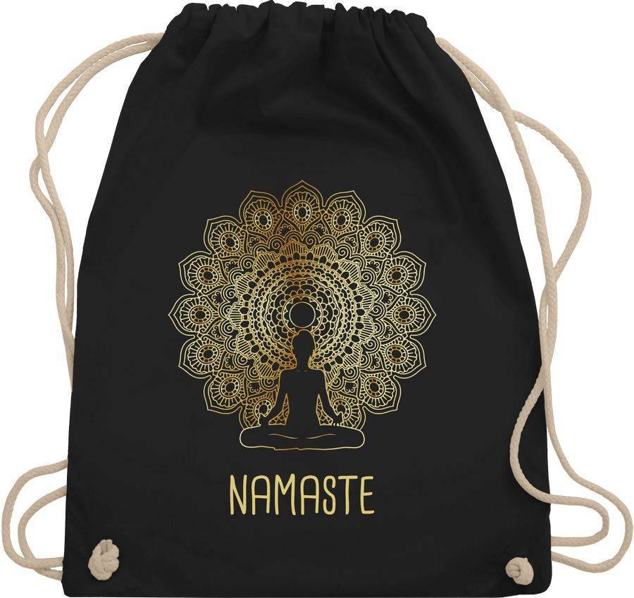 Shirtracer Namaste Yoga Chakra Mandala: T-Shirt Gym Bag Shirtracer