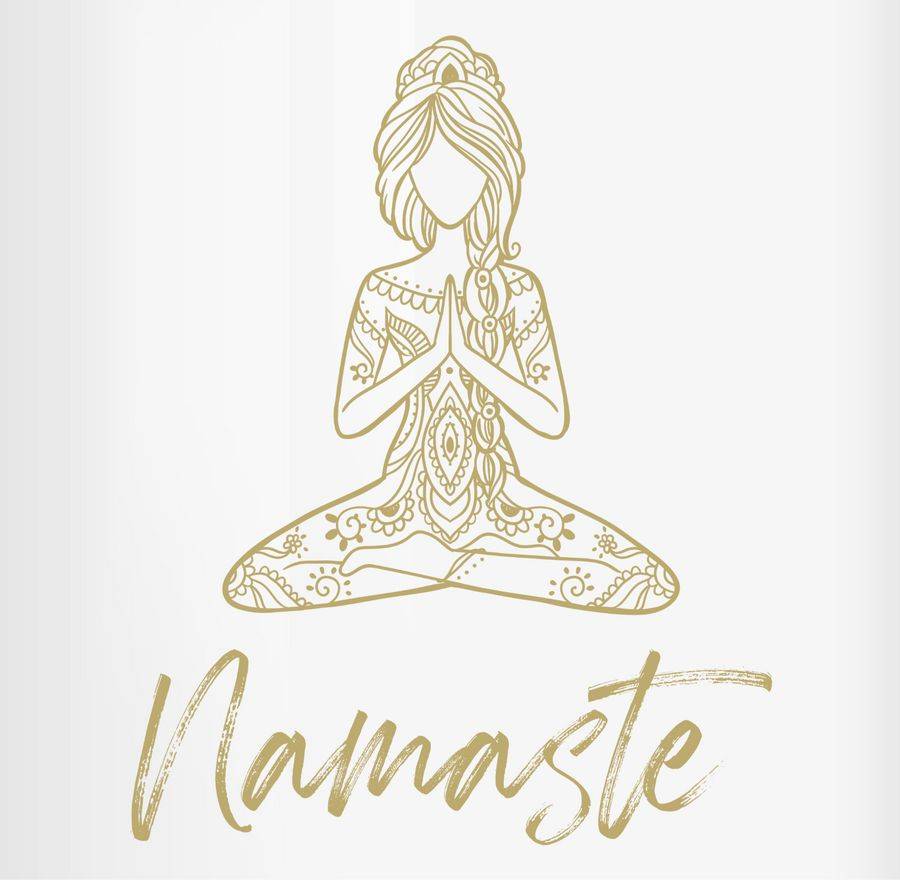 Shirtracer Namaste Yoga Meditation Mandala Shirts & Mehr Shirtracer