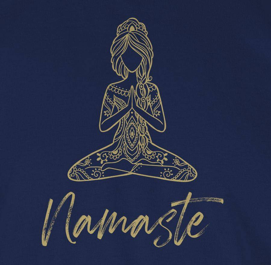 Shirtracer Namaste Yoga Meditation Mandala Shirts & Mehr Shirtracer