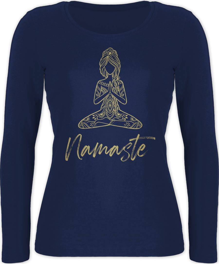 Shirtracer Namaste Yoga Meditation Mandala Shirts & Mehr Shirtracer