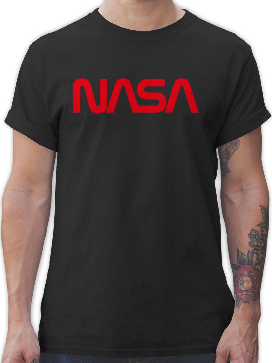 Shirtracer Nasa Worm Motiv: T-Shirt Gym Bag Shirtracer