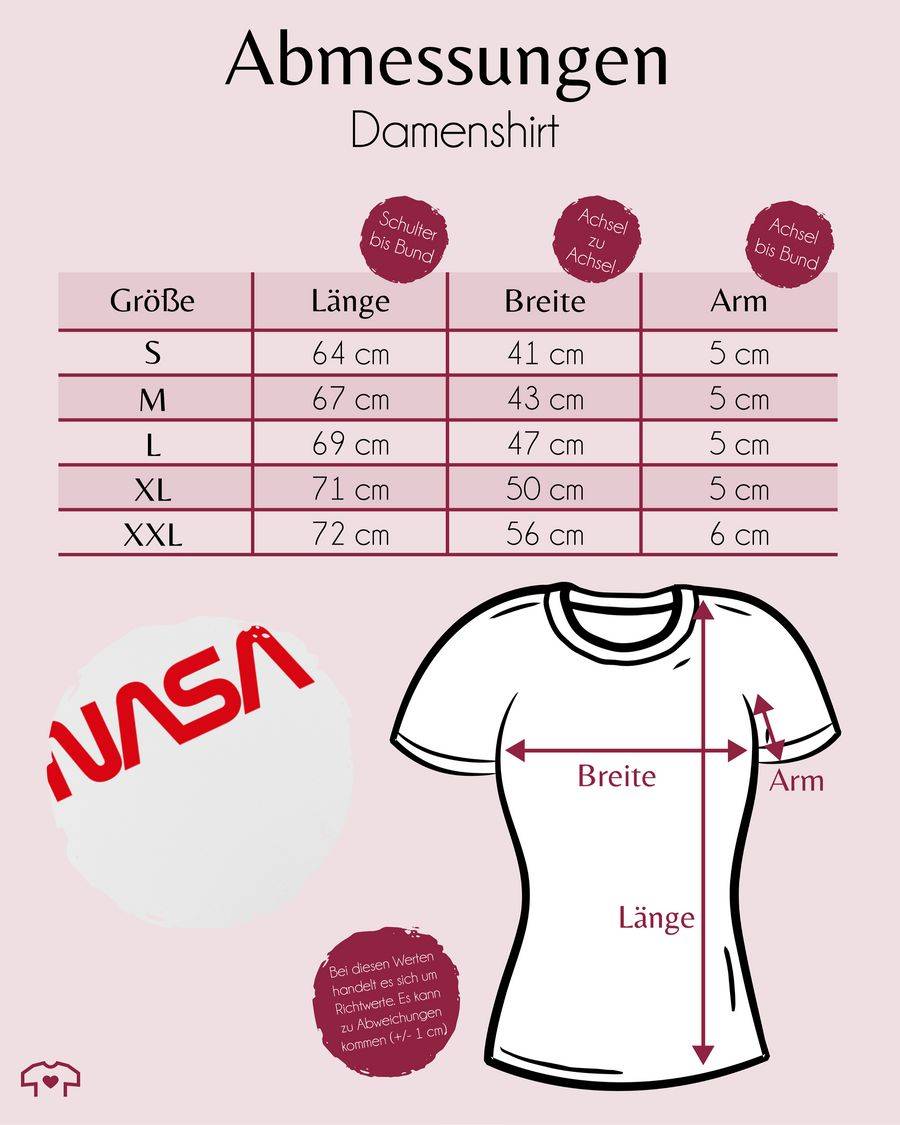 Shirtracer Nasa Worm Motiv: T-Shirt Gym Bag Shirtracer