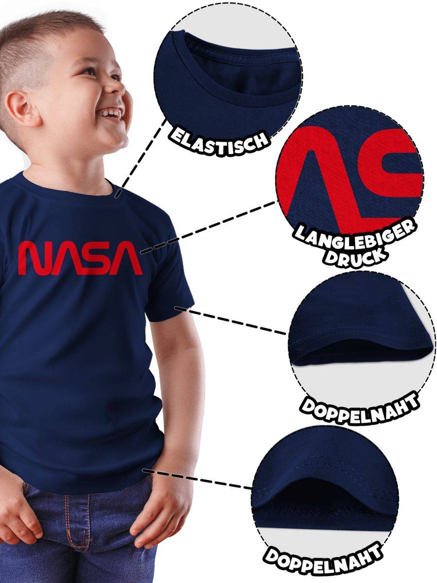 Shirtracer Nasa Worm Motiv: T-Shirt Gym Bag Shirtracer