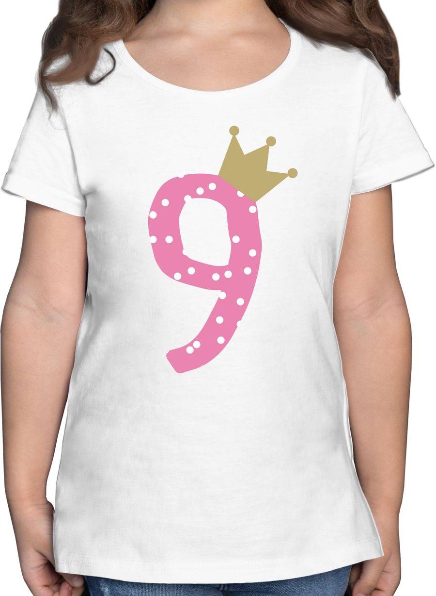 Shirtracer Neun Krone Mädchen Neunter Shirts & Mehr Shirtracer