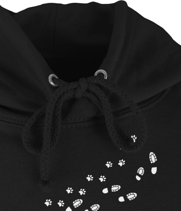 Shirtracer Never Walk Alone Pfotenabdrücke: Tshirt Turnbeutel Shirtracer