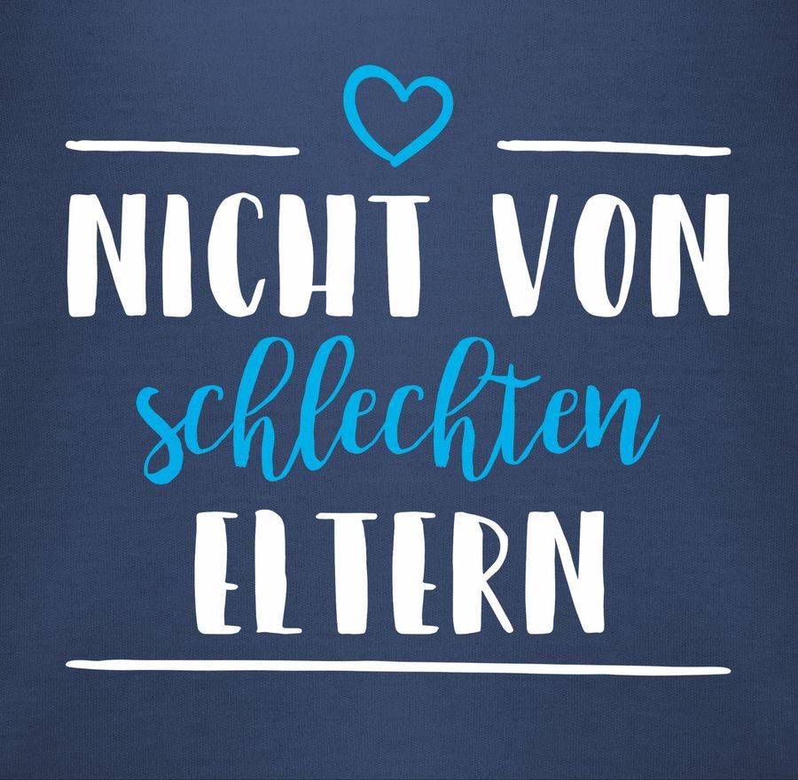Shirtracer Nicht Von Schlechten Eltern - Blau: Tshirt Turnbeutel Shirtracer
