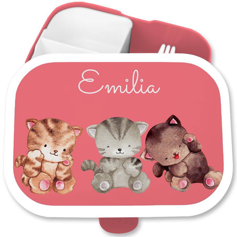 Shirtracer Niedliche Katzen Miezekätzchen Katzenfreunde Katzenliebe: T-Shirt Rucksack Shirtracer