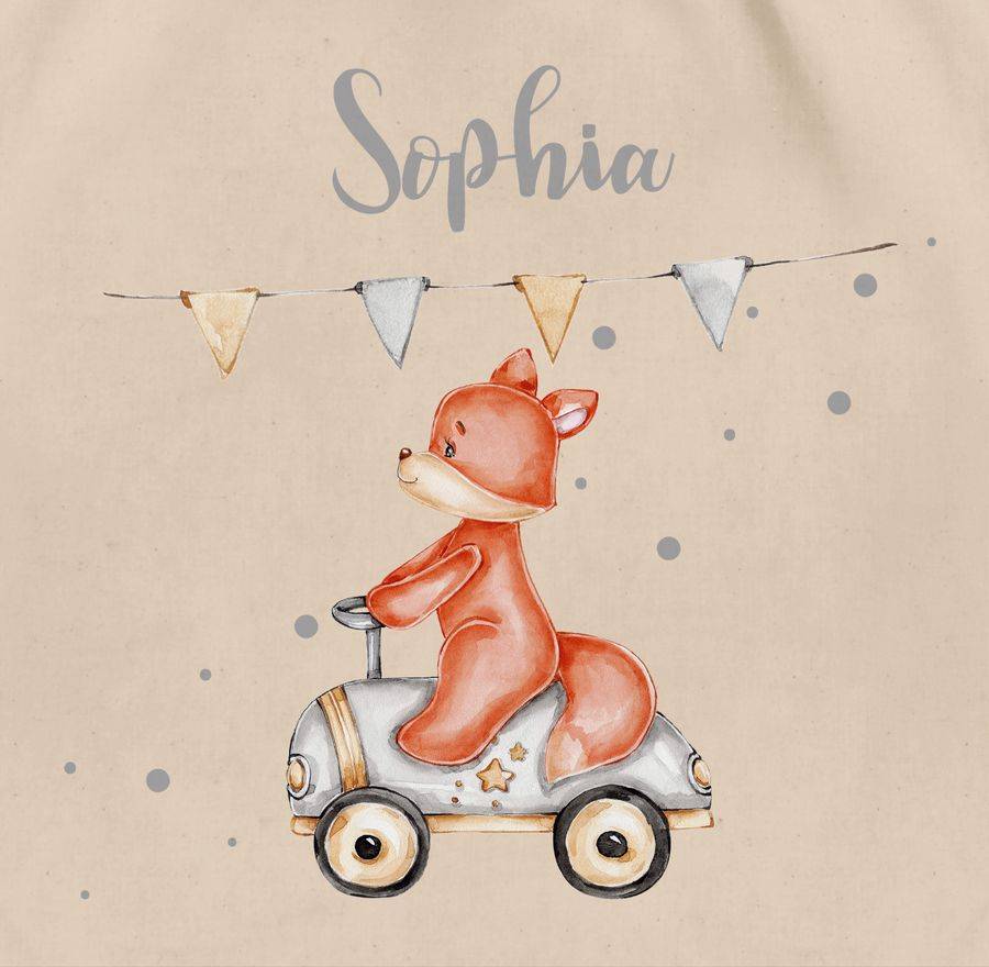 Shirtracer Niedlicher Fuchs Süßes Fuchsmotiv Geburt Baby Fox Rennfahrer Shirts & Mehr Shirtracer