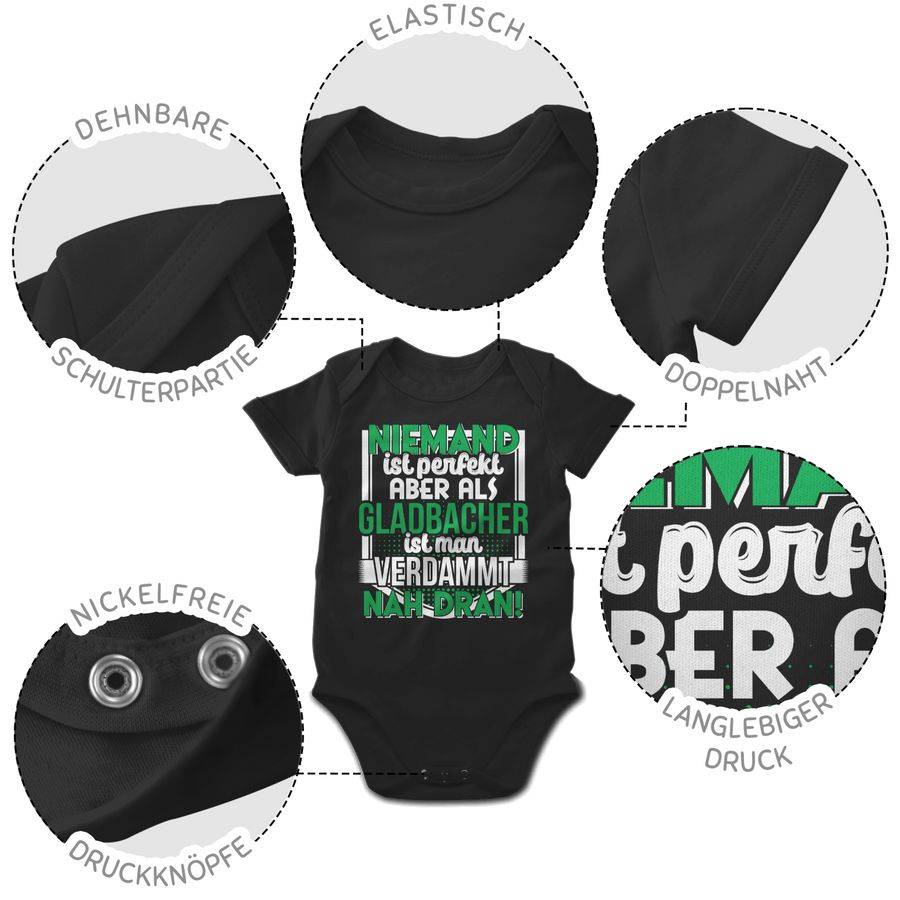 Shirtracer Niemand Ist Perfekt Gladbacher Shirts & Mehr Shirtracer
