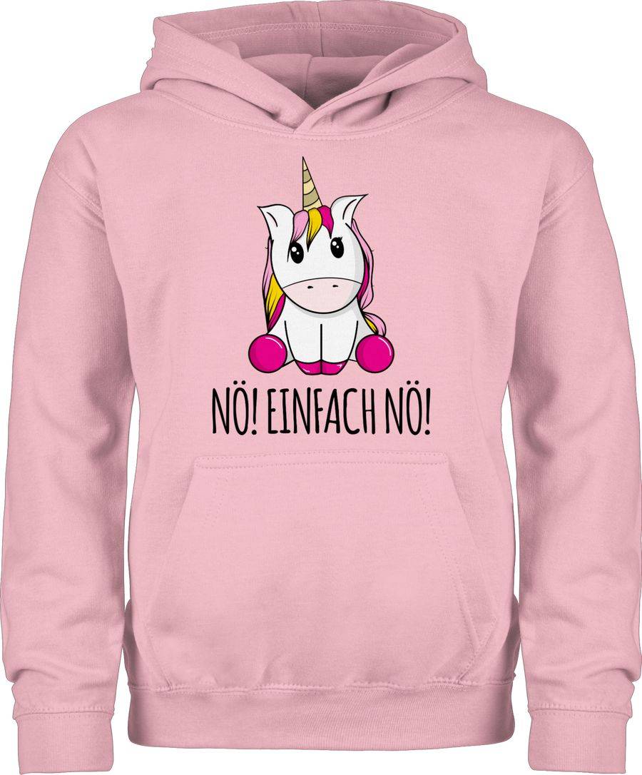 Shirtracer Nö! Einfach Nö! Einhorn Schwarz: Tshirt Rucksack Shirtracer