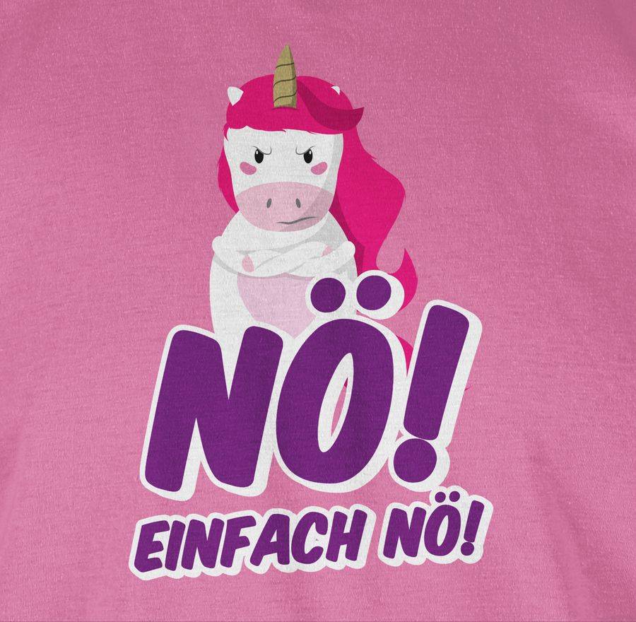 Shirtracer Nö Einfach Nö Einhorn: T-Shirt Rucksack Shirtracer
