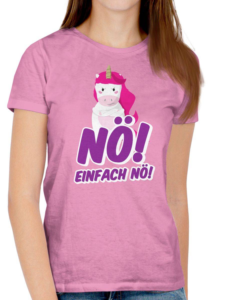 Shirtracer Nö Einfach Nö Einhorn: T-Shirt Rucksack Shirtracer