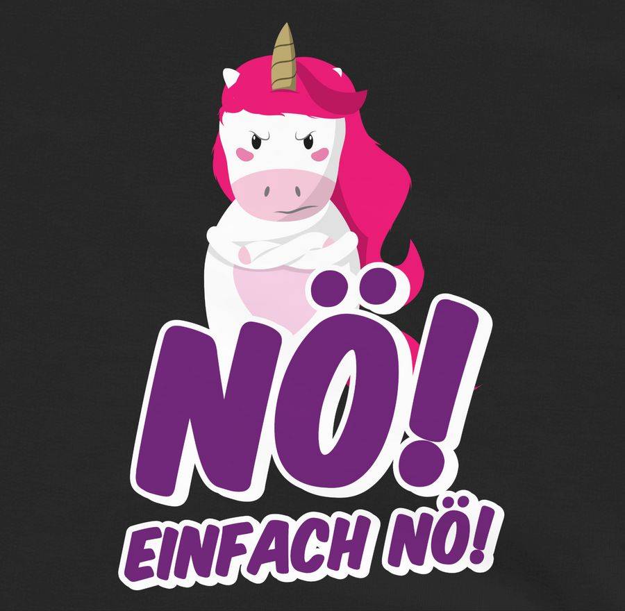 Shirtracer Nö Einfach Nö Einhorn: T-Shirt Rucksack Shirtracer