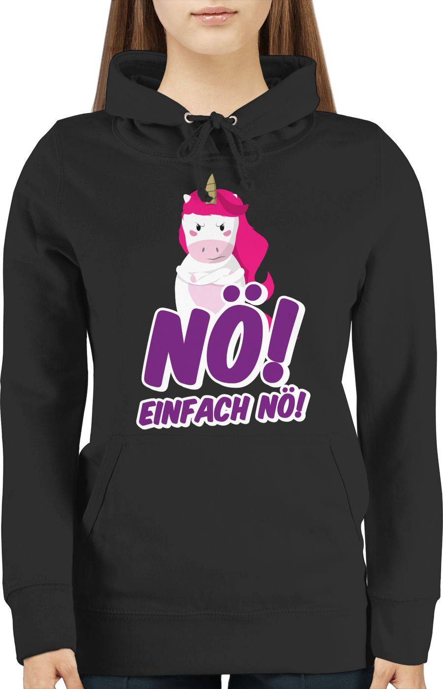 Shirtracer Nö Einfach Nö Einhorn: T-Shirt Rucksack Shirtracer