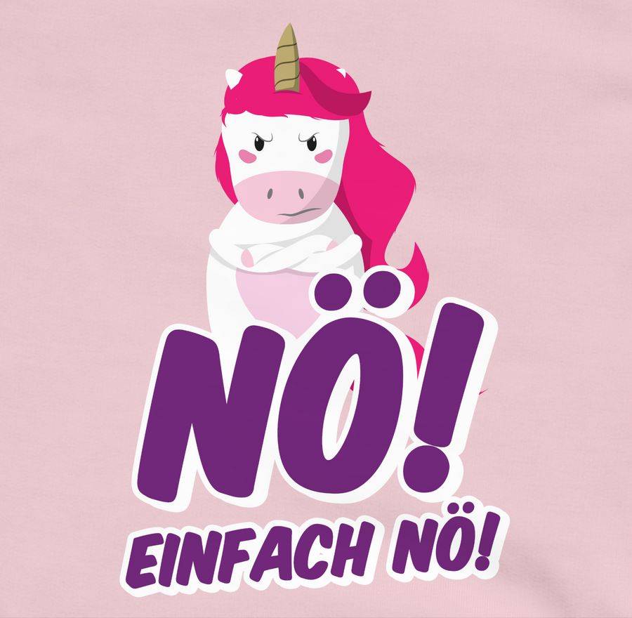 Shirtracer Nö Einfach Nö Einhorn: T-Shirt Rucksack Shirtracer