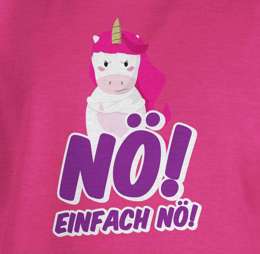 Shirtracer Nö Einfach Nö Einhorn: T-Shirt Rucksack Shirtracer