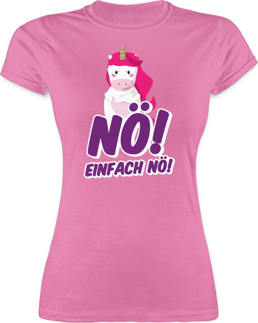 Shirtracer Nö einfach nö Einhorn: T-Shirt Rucksack Shirtracer