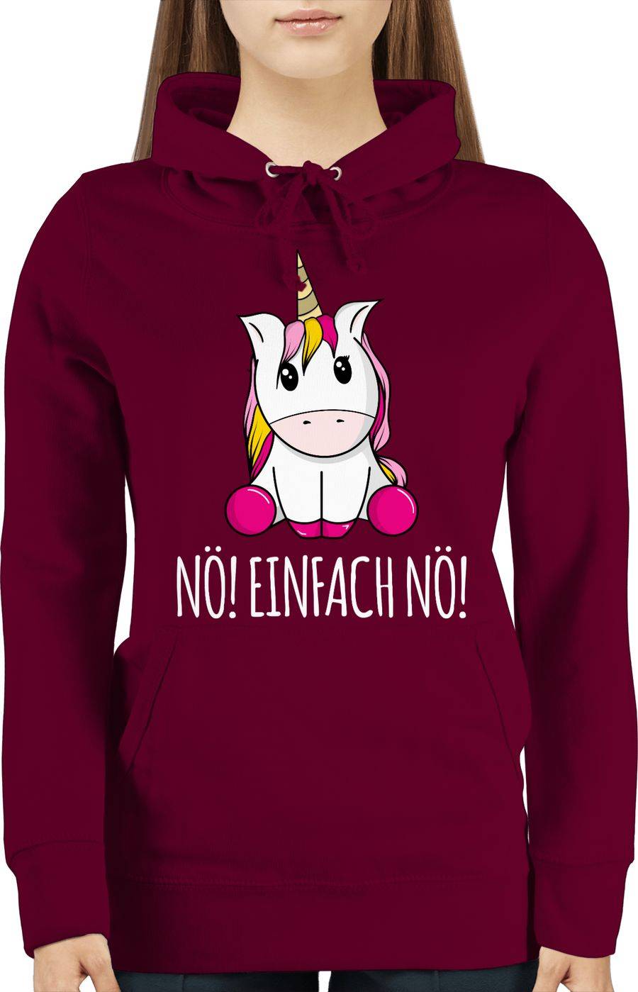 Shirtracer Nö! Einfach Nö! Einhorn Weiß Shirts & Mehr Shirtracer