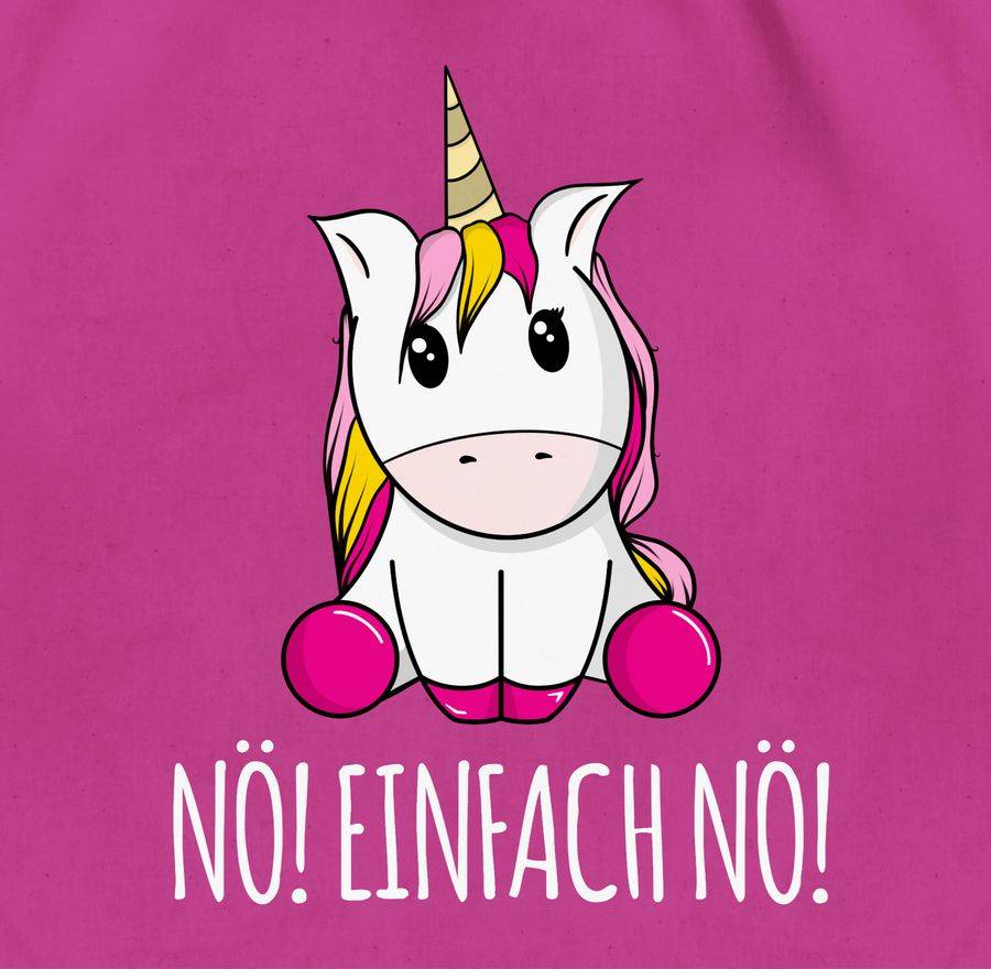 Shirtracer Nö! Einfach Nö! Einhorn Weiß Shirts & Mehr Shirtracer