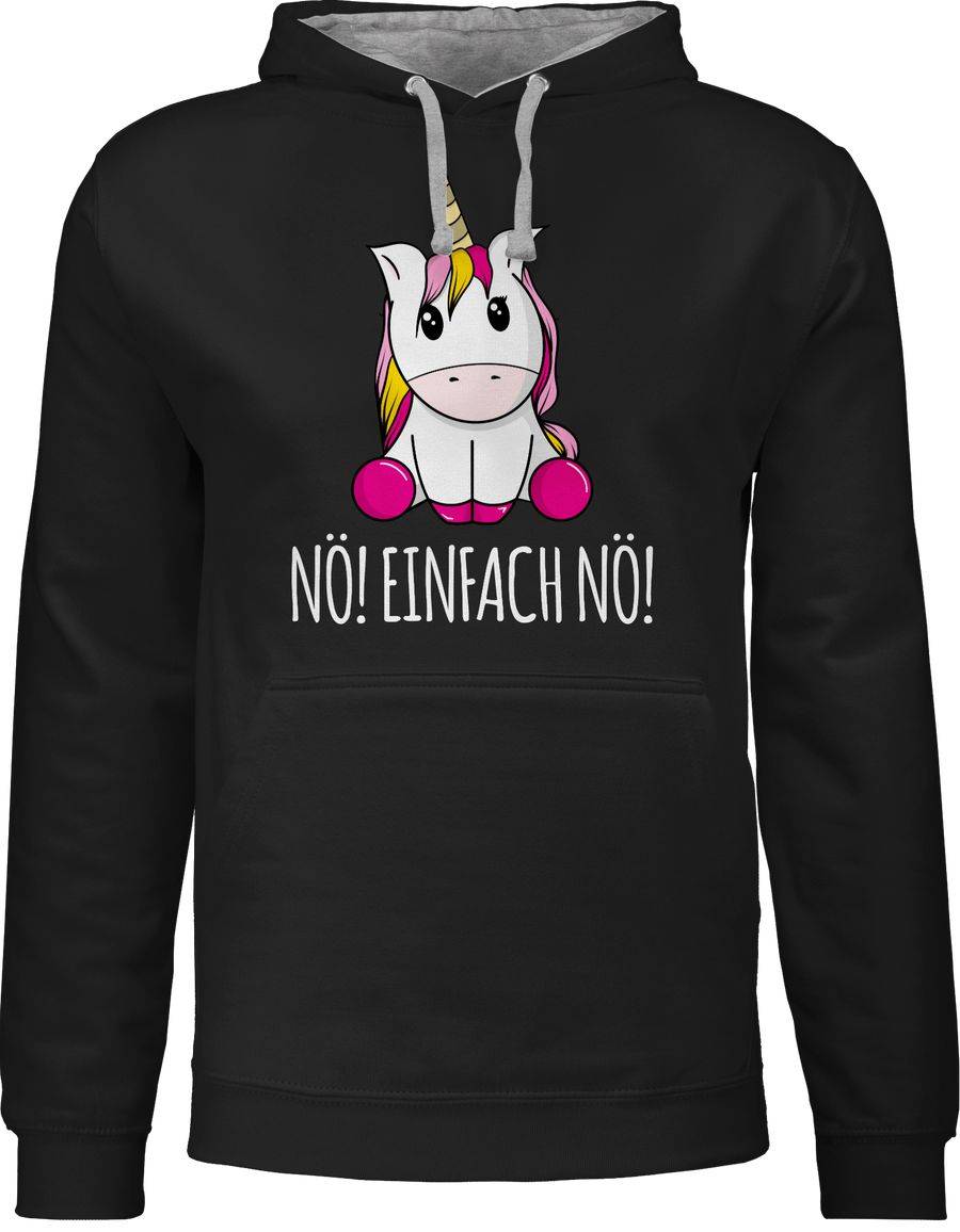 Shirtracer Nö! Einfach Nö! Einhorn weiß Shirts & Mehr Shirtracer