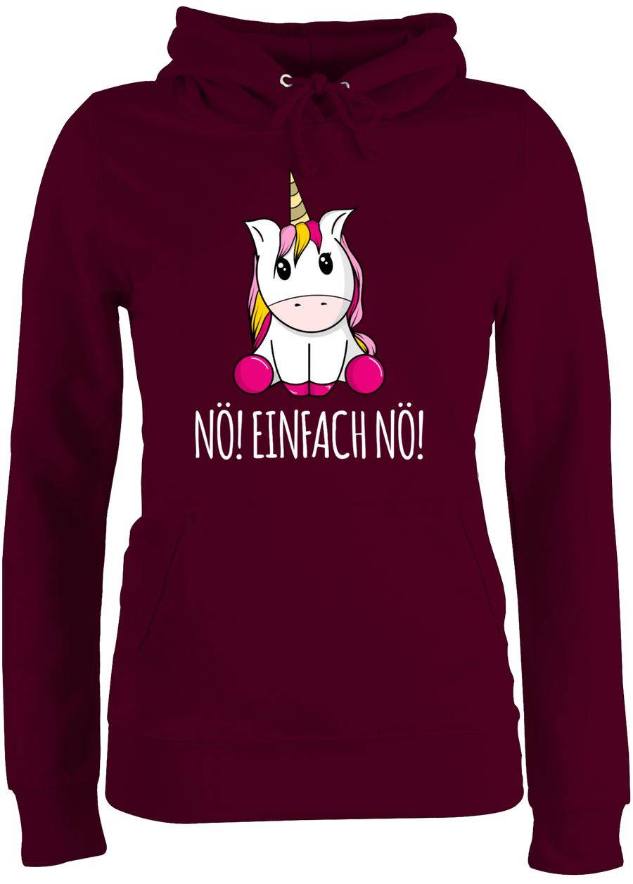 Shirtracer Nö! Einfach Nö! Einhorn weiß Shirts & Mehr Shirtracer