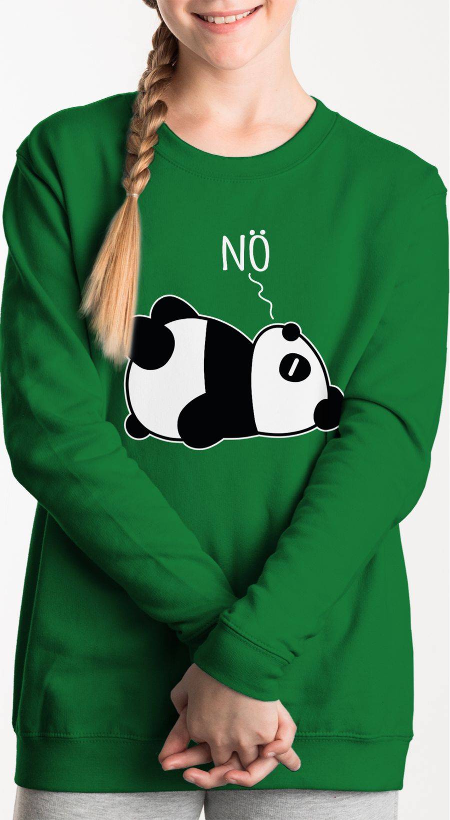 Shirtracer Nö - Panda - Weiß: T-Shirt Turnbeutel Shirtracer