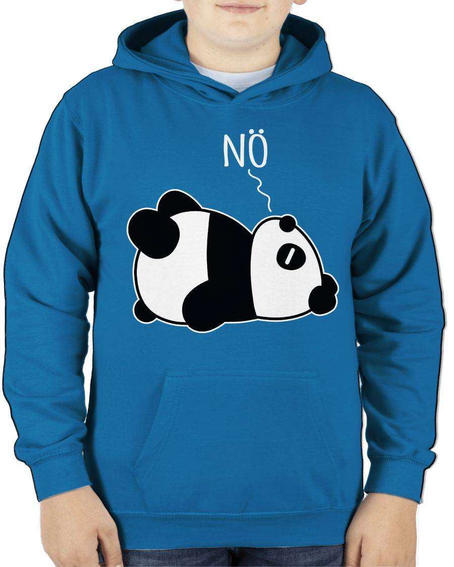 Shirtracer Nö - Panda - Weiß: T-Shirt Turnbeutel Shirtracer