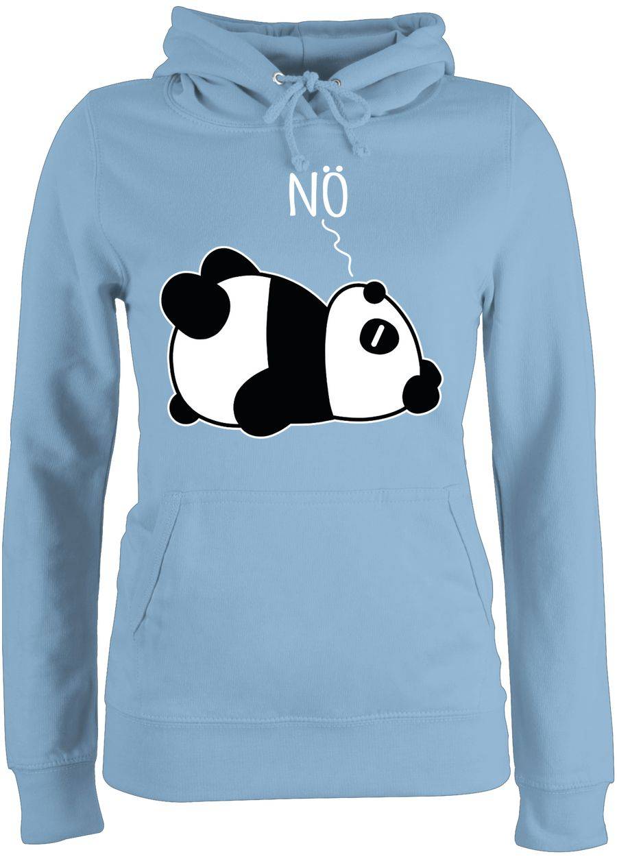Shirtracer Nö - Panda - weiß: T-Shirt Turnbeutel Shirtracer