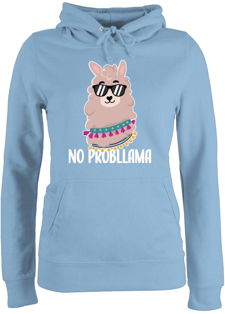 Shirtracer No Probllama - weiß Shirts & Mehr Shirtracer