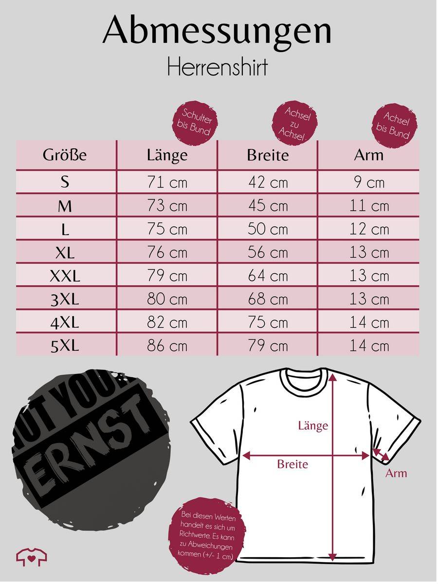 Shirtracer Not Your ERNST? - Schwarz: T-Shirt Turnbeutel Shirtracer