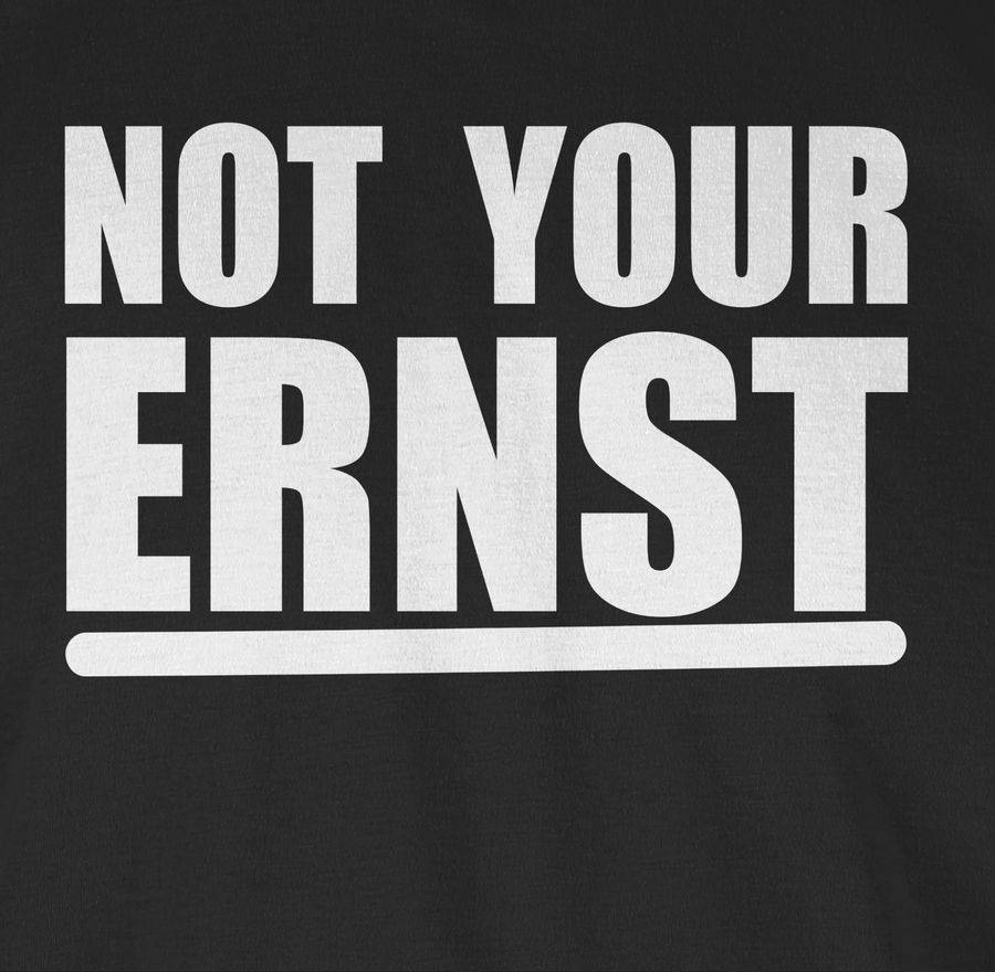 Shirtracer Not Your Ernst - Weiß: T-Shirt Gym Bag Shirtracer