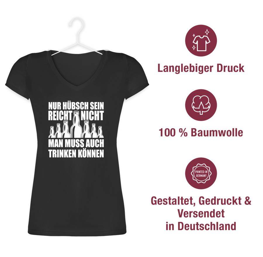 Shirtracer Nur Hübsch Sein Reicht Nicht Shirts & Mehr Shirtracer