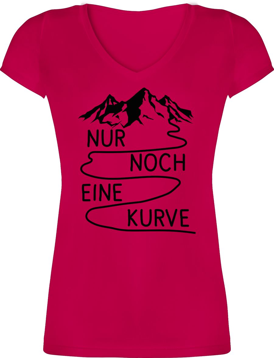 Shirtracer Nur noch eine Kurve - schwarz Shirts & Mehr Shirtracer