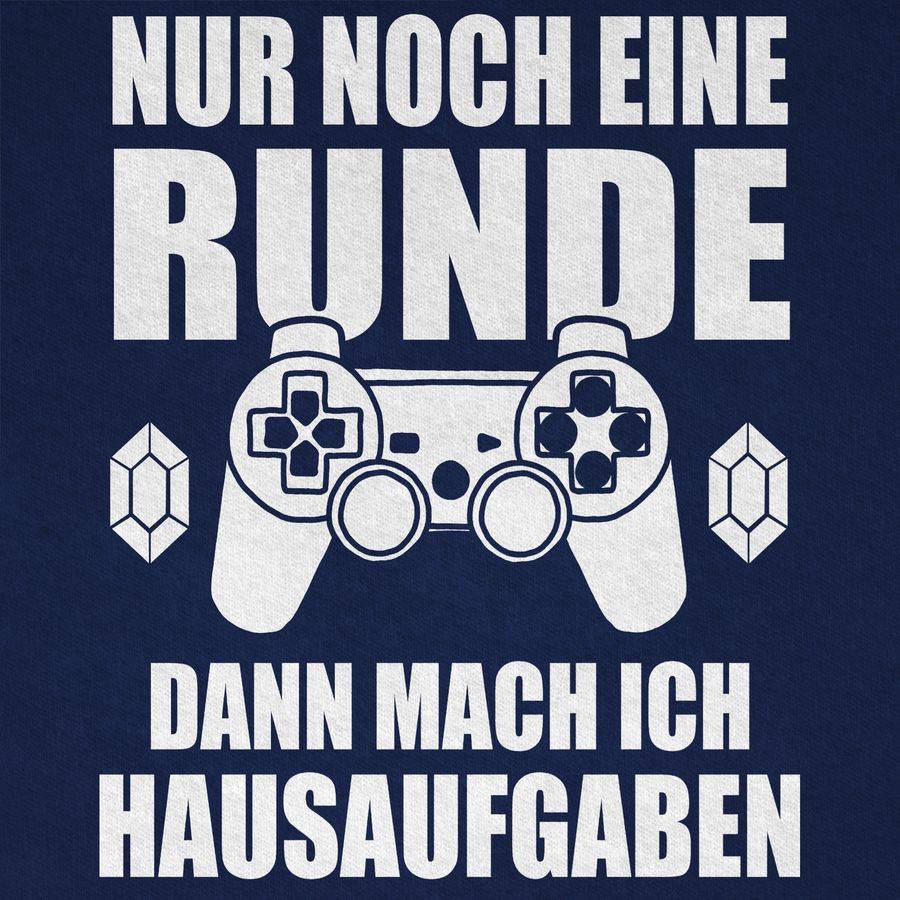 Shirtracer Nur Noch Eine Runde Dann Mach Ich Hausaufgaben Shirts & Mehr Shirtracer