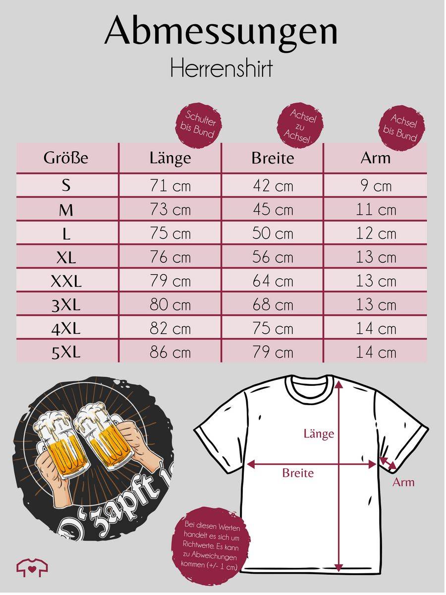 Shirtracer O Zapft Is Bier O'zapft Is Anstich Es Ist Angezapft: T-Shirt Rucksack Shirtracer