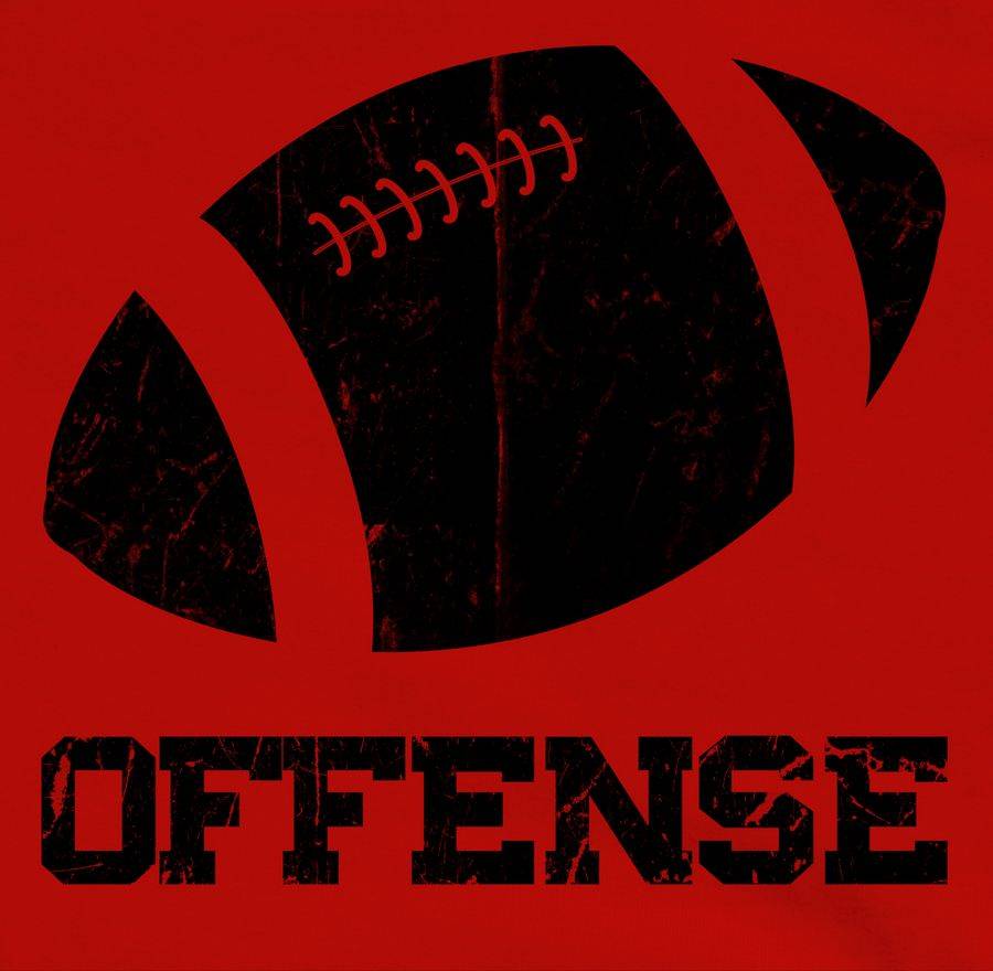 Shirtracer Offense Football - Vintage: Tshirt Rucksack Shirtracer