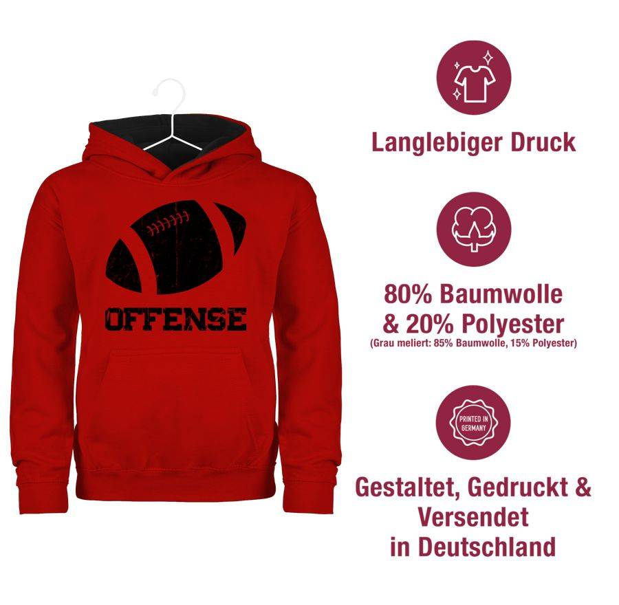 Shirtracer Offense Football - Vintage: Tshirt Rucksack Shirtracer