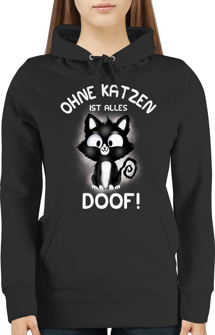Shirtracer Ohne Katzen Ist Alles Doof!: Tshirt Rucksack Shirtracer