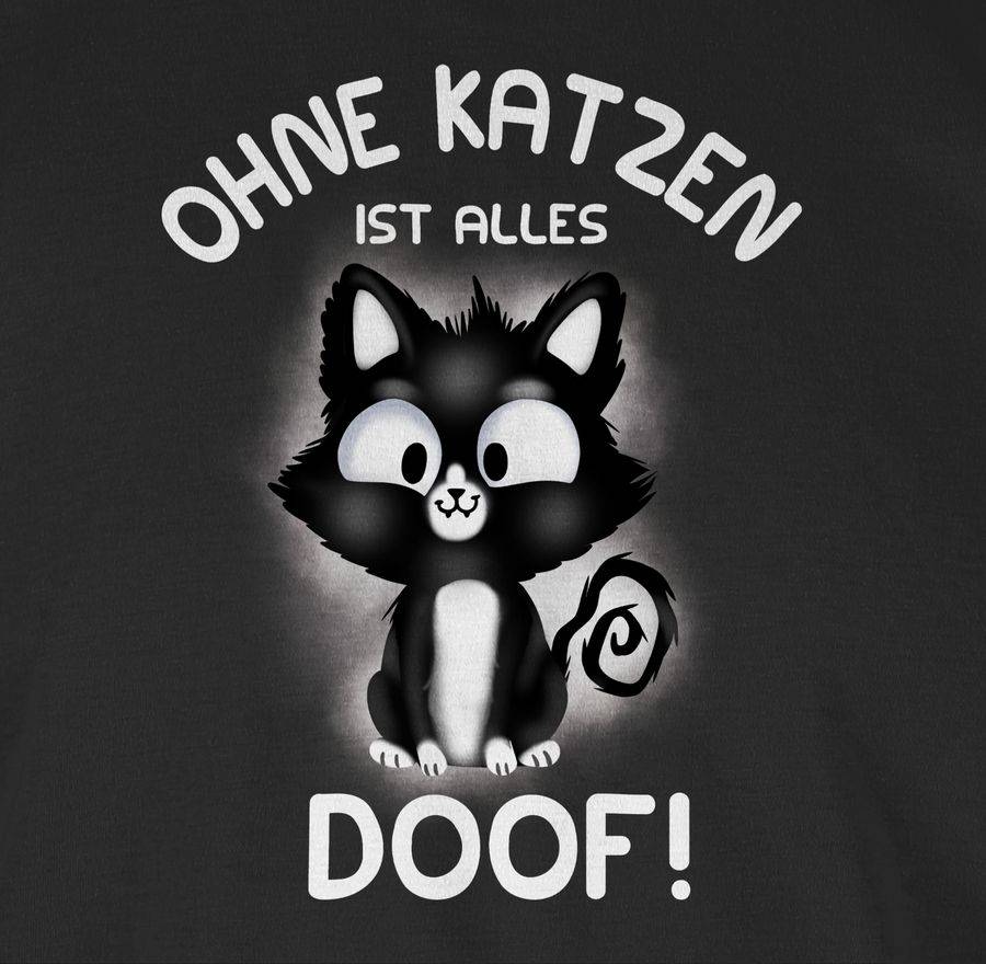 Shirtracer Ohne Katzen Ist Alles Doof!: Tshirt Rucksack Shirtracer
