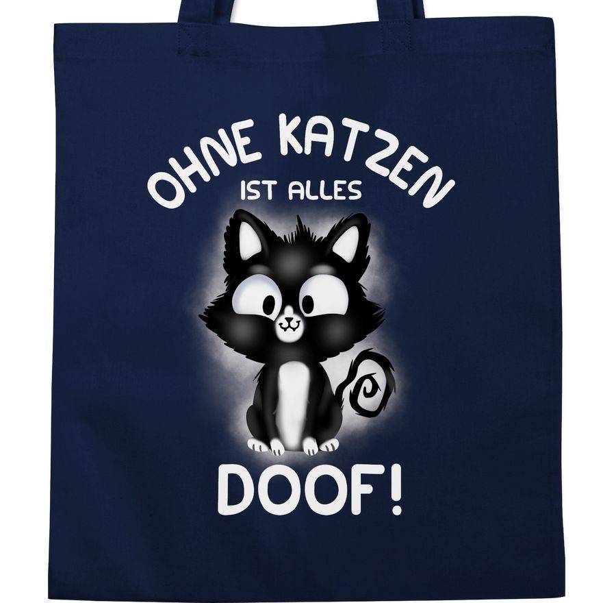 Shirtracer Ohne Katzen Ist Alles Doof!: Tshirt Rucksack Shirtracer
