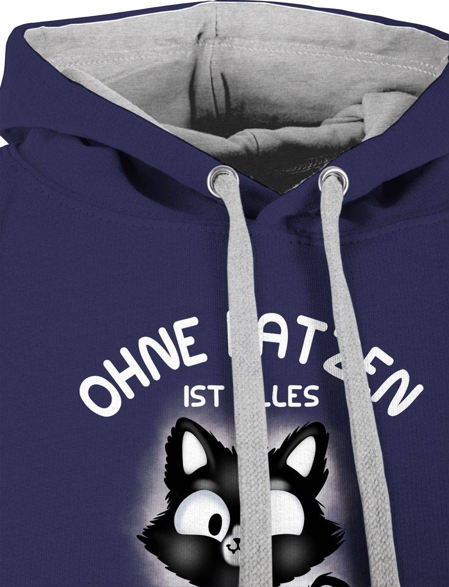 Shirtracer Ohne Katzen Ist Alles Doof!: Tshirt Rucksack Shirtracer