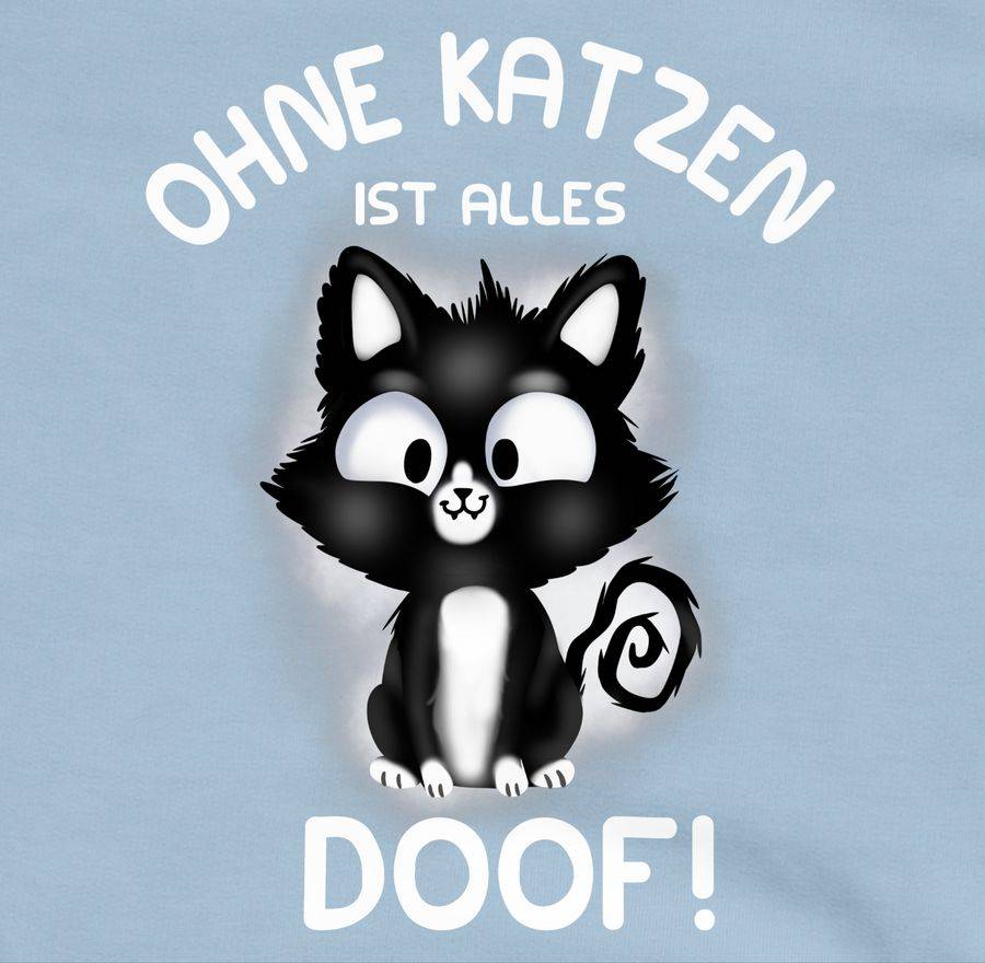 Shirtracer Ohne Katzen Ist Alles Doof!: Tshirt Rucksack Shirtracer