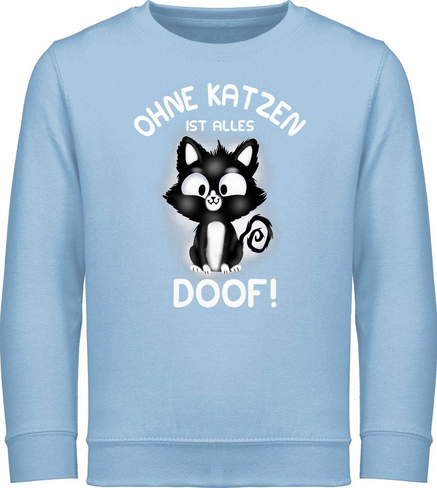 Shirtracer Ohne Katzen ist alles doof!: Tshirt Rucksack Shirtracer