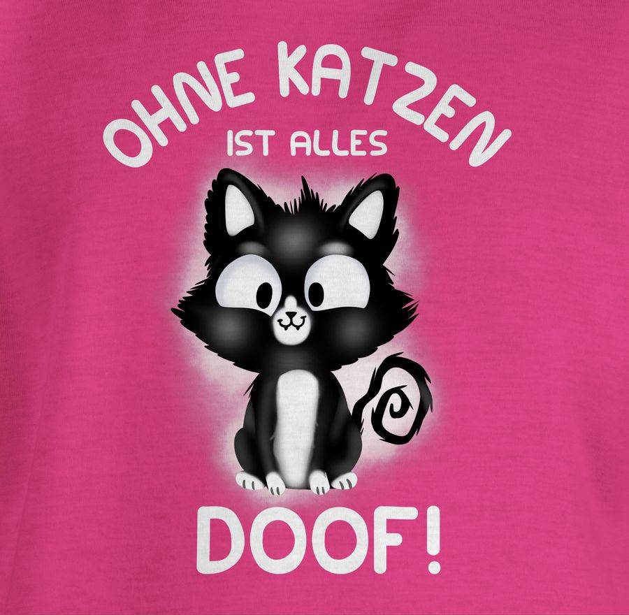 Shirtracer Ohne Katzen Ist Alles Doof!: Tshirt Rucksack Shirtracer