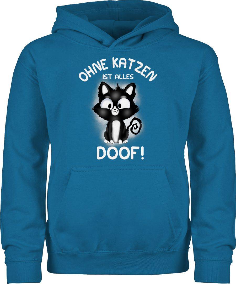 Shirtracer Ohne Katzen ist alles doof!: Tshirt Rucksack Shirtracer